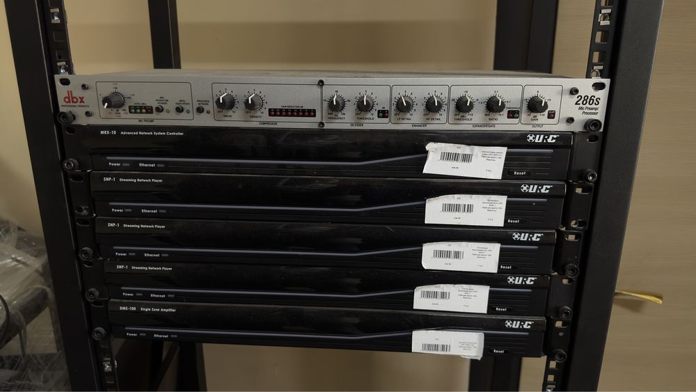 Аудіо та відео обладнання для мережі