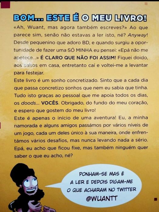 Livro "Wuant: O Início" 2017