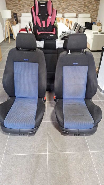 Bancos Recaro Originais VW Golf 4 GTI 5 Portas – Conjunto Completo