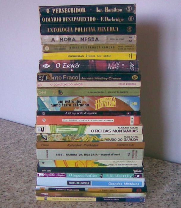 Lote com 20 livros - venda individual
