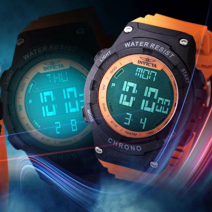 Invicta 48050 Racing 52 mm. Alarm Chronograph Quartz Digital 100 MT.