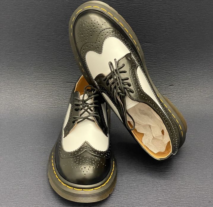 Półbuty skórzane alcaponki derby oxfordy eleganckie martensy lojdy