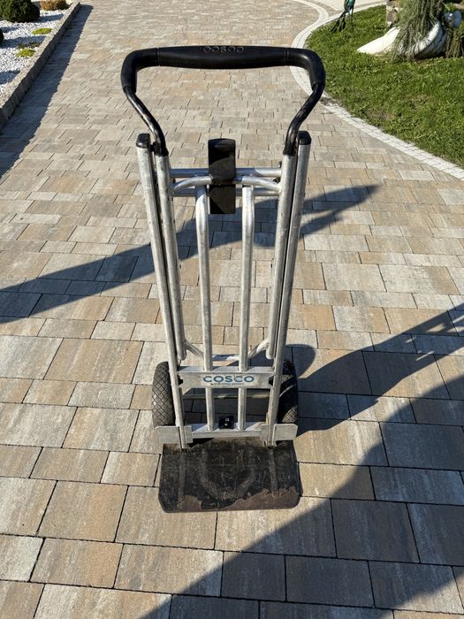Wózek transportowy dwukołowy COSCO | Aluminiowy, składany, młynarka