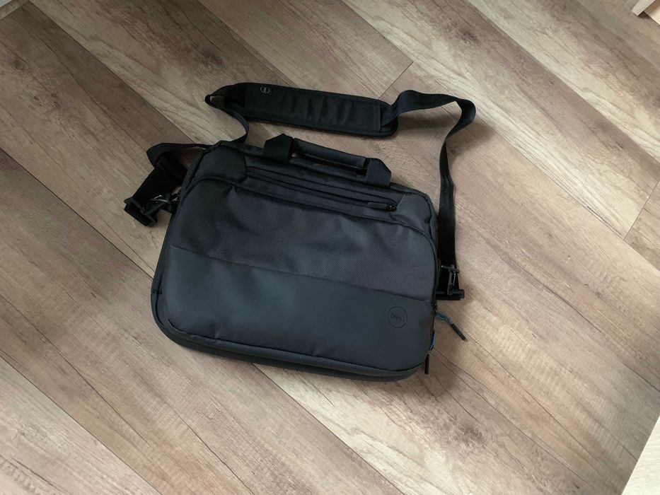 NOWA czarna torba na laptopa dokumenty ecoloop dell 14-16