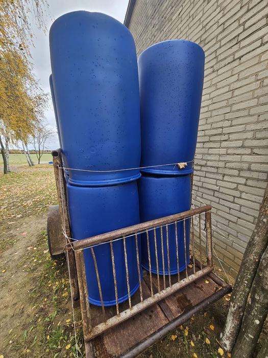 Beczki 200l na pomost lub do przechowywania płynów