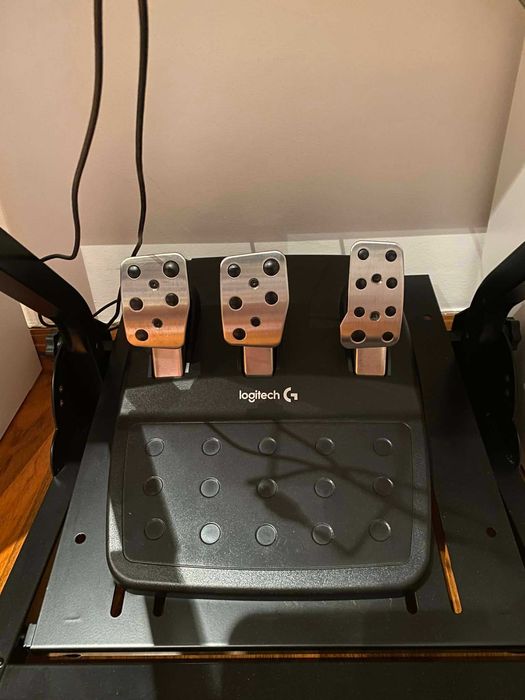 Logitech G29 + pedais + suporte