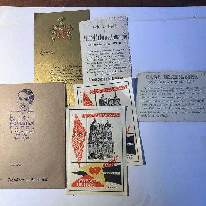 Memorabilia / Ephemera - Alcobaça, Évora, Lisbon