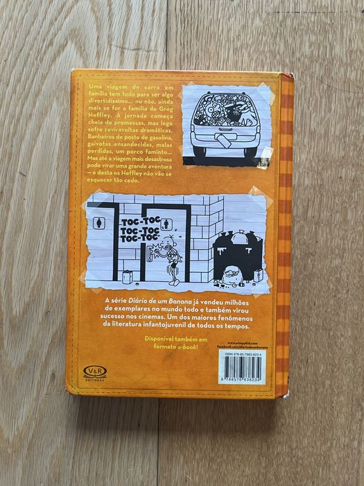Livro: O diário de um Banana 9 - Caindo na estrada
