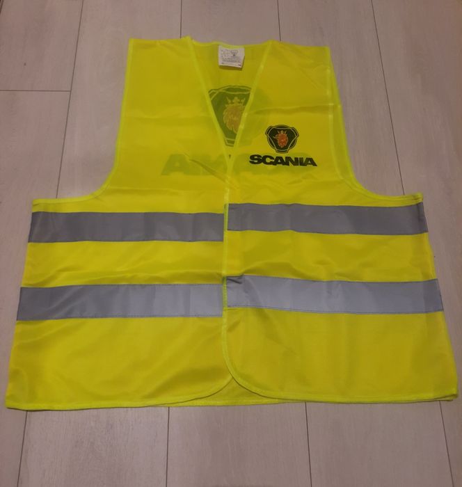 Kamizelka Odblaskowa z Nadrukiem Logo "SCANIA"