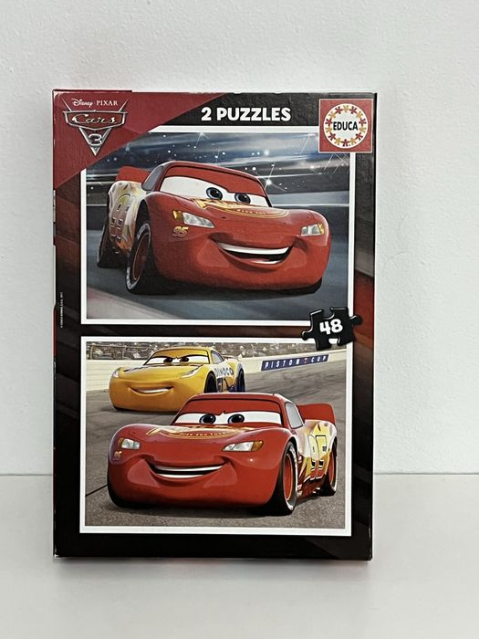 Conjunto 2 Puzzles Cars 48 peças
