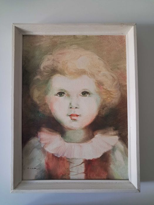 Obraz olejny  dziecko
