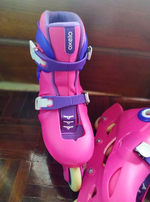 Patins em linha, menina