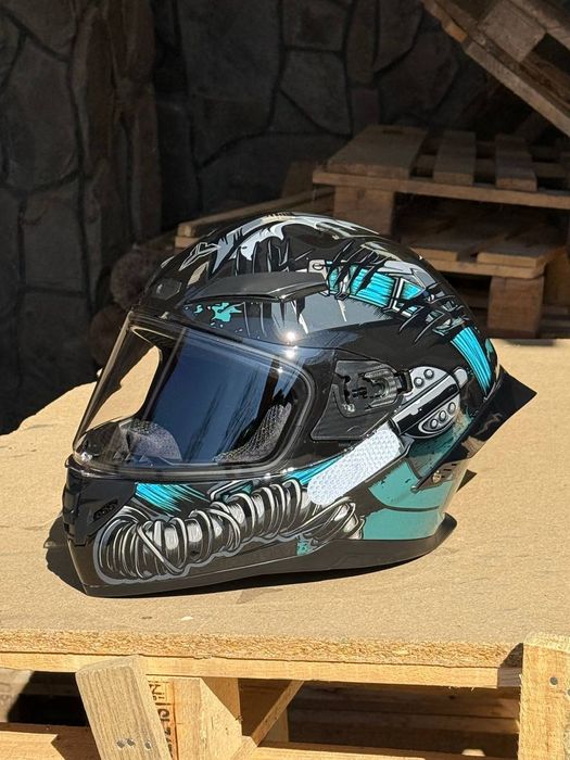 Мотошлем, шлем інтеграл, шлем для мотоцикла, шолом для мото, шлем qke