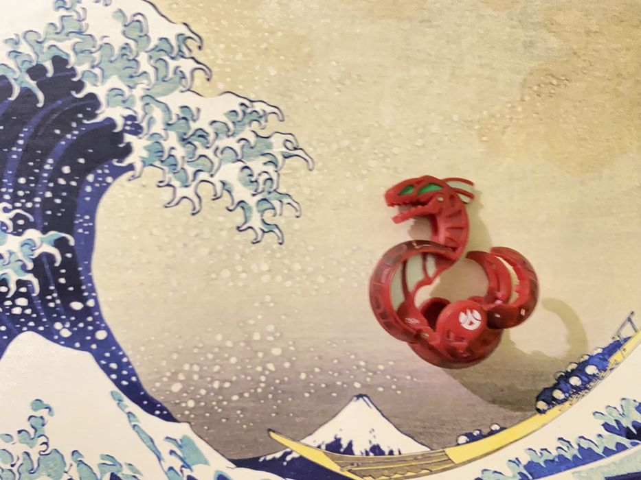 Bakugan wąż czerwony unikat