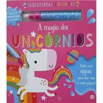 Livros Para Pintar Com Água: Cores /Unicórnios /Animais/.. - Desde 4€