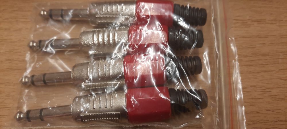 Wtyk Jack stereo 6,3mm 5 szt.