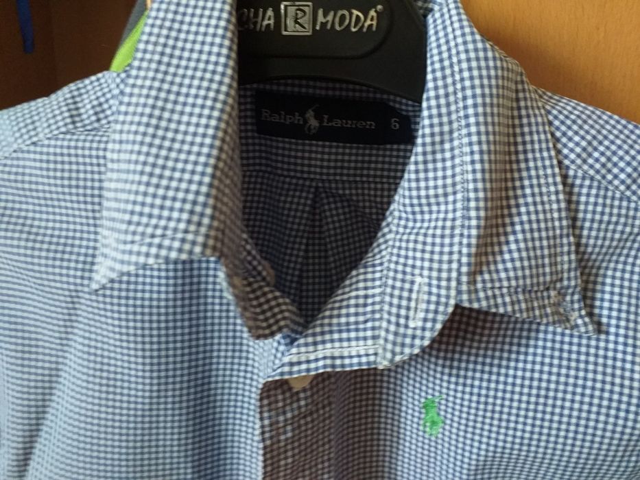 Camisa ralph lauren 6 anos