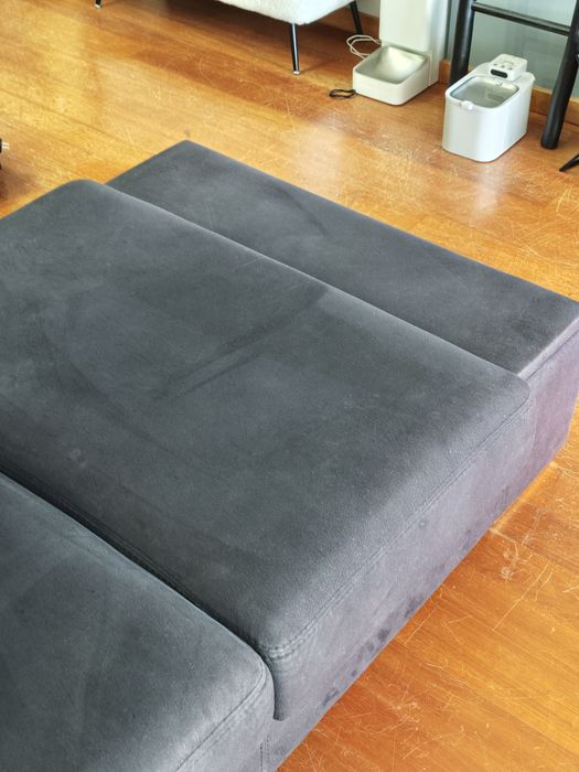 Sofá de canto modular em L