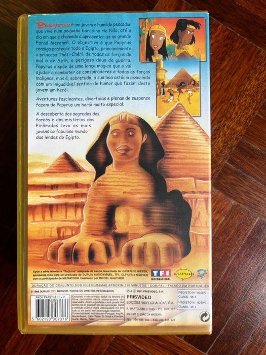 VHS Papyrus 1 (Gauthier and Lebrun, 1998) DUB PT-PT64284214658307122
