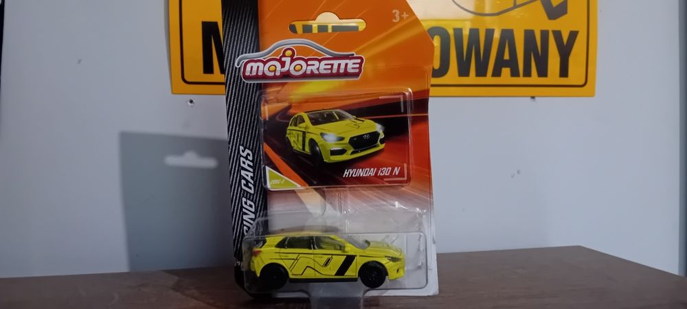 Majorette HYUNDAI i30N i30 N YELLOW Racing Cars nowy.