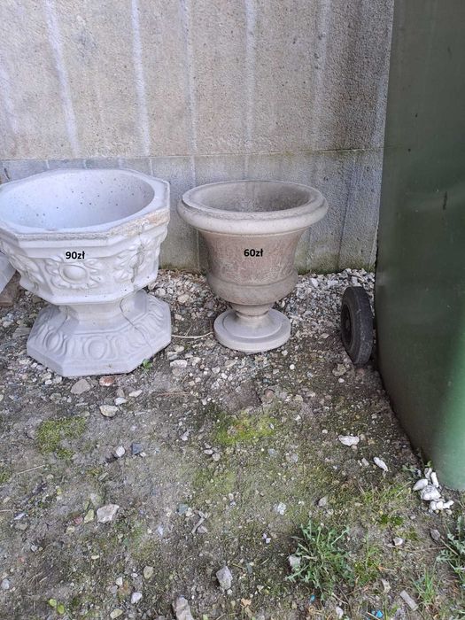 Figurki i doniczki betonowe