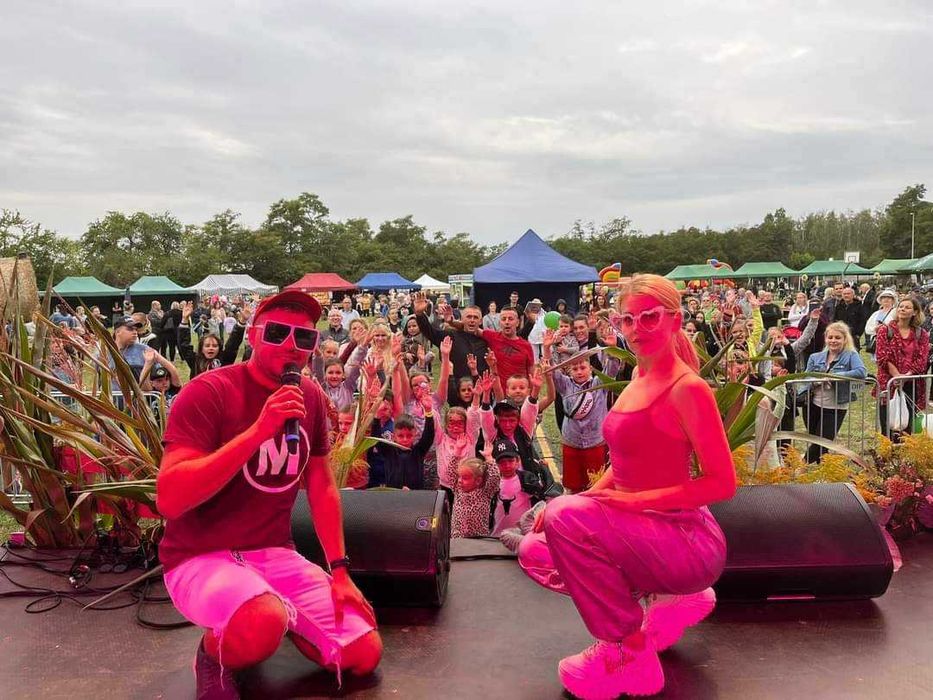 Mikołaj animator animacje dla dzieci zespół dla dzieci duży Biały Miś