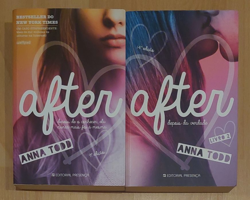 AFTER livro 1 e 2  PACk 15 euros