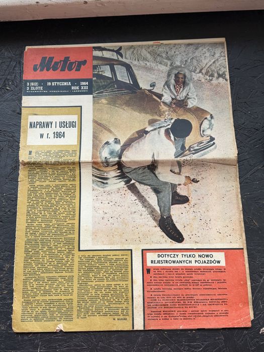 Gazeta Motor 3/1964 Mikrus MR300 „w skromnosci sila” artykuł okazja