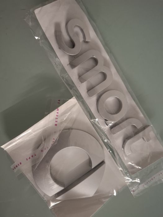 Simbolos e Letras SMART em plástico NOVOS