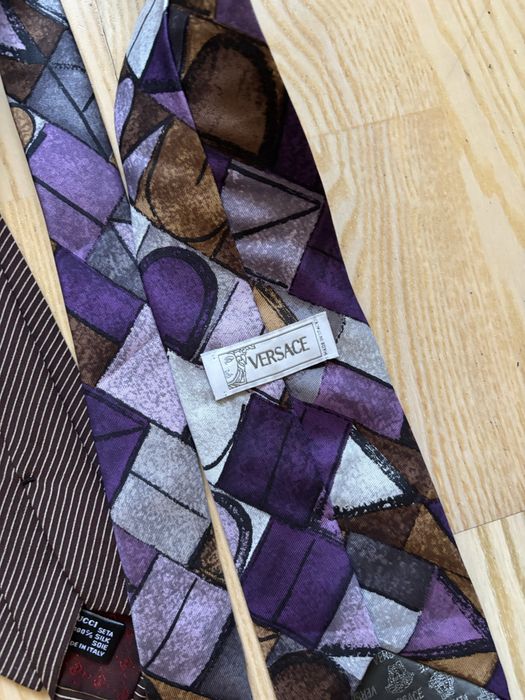 Gucci Versace Armani галстуки