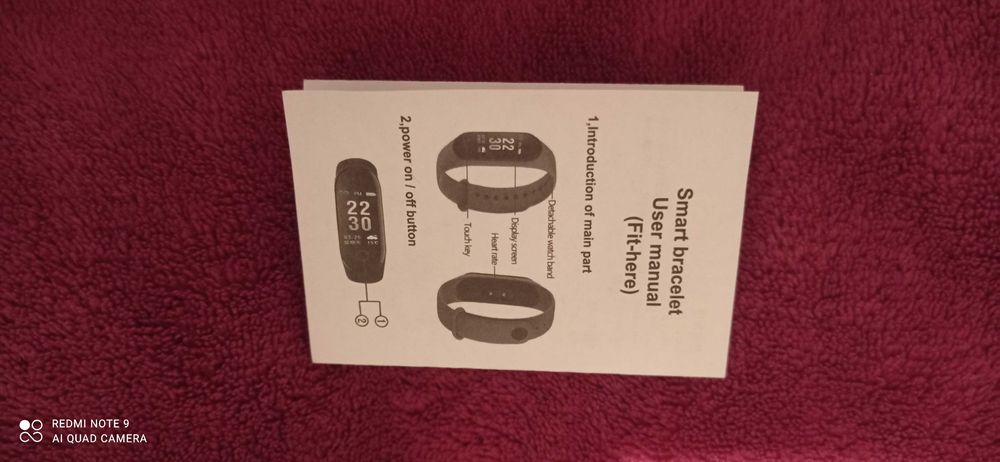 Inteligentny zegarek Fitness Tracker HeartRate BP
