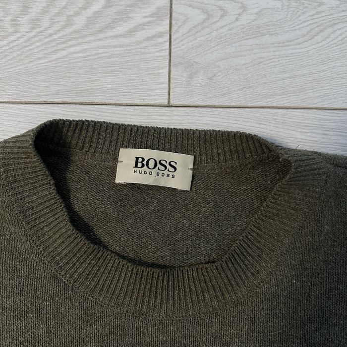 Винтажный свитер boss hugo