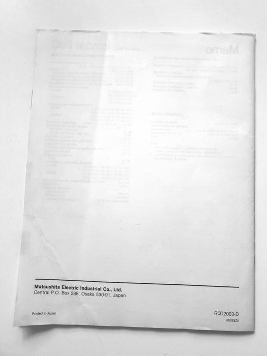 Technics ST-GT650/ST-GT550 nowa instrukcja obsługi tunerów radiowych