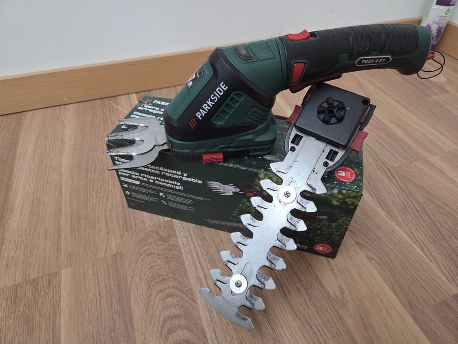 Tesoura relva e corta-sebes Parkside PGSA 4 B3