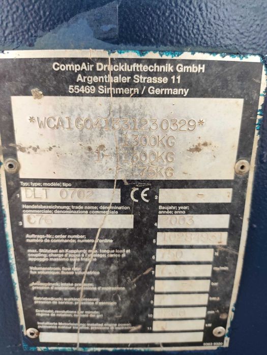 Sprężarka śrubowa Compair