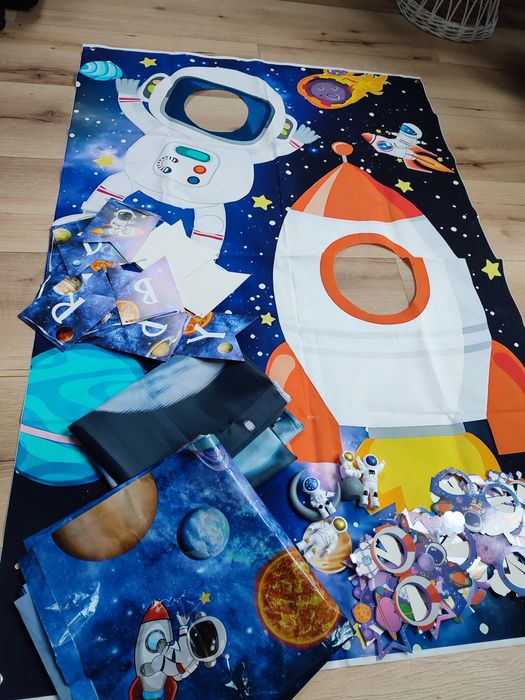 Kosmiczna impreza-banery +akcesoria