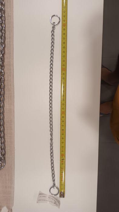 Corrente cromada para cão
