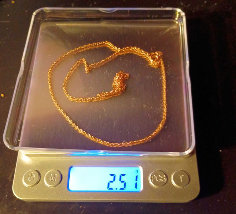 Złoty łańcuszek pr. 583, dł. 55 cm