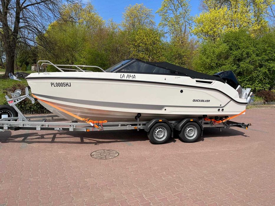 Quicksilver 675 Activ Cruiser + Mercury F250 V8 + przyczepa