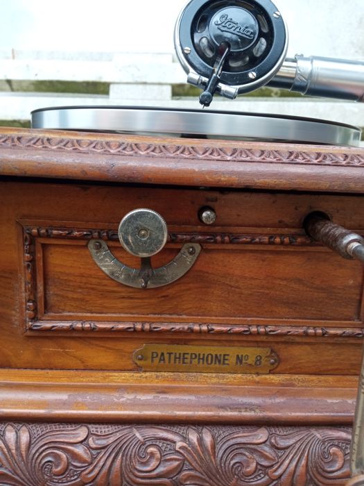 Maravilhoso Gramofone, Pathéfone. Uma raridade. A funcionar na perfeiç
