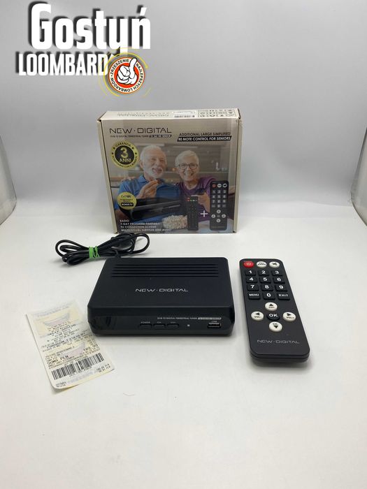 Dekoder NEW DIGITAL TUNER T2 265 HD Senior DVB-T2