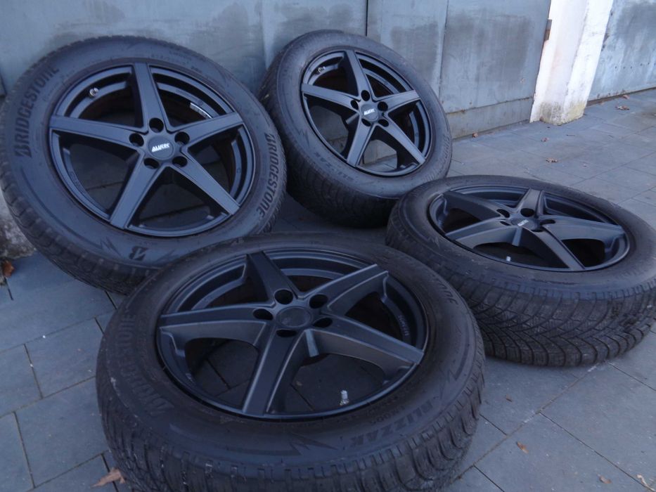 Czarne alufelgi Alutec Raptr 17 cali 5x112 VW Audi Seat Skoda Mercedes