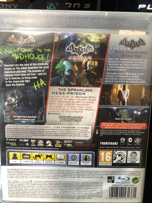 Batman Orgins PL  Batman Collection PS3 PL PlayStation 3
