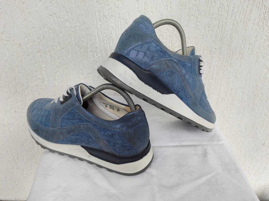 Кожанние спортивние туфли, кроссовки Waldlaufer р.38.5