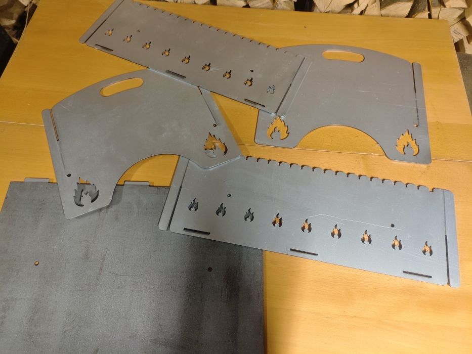 Мангал розкладний. Великий 58*36*21 см