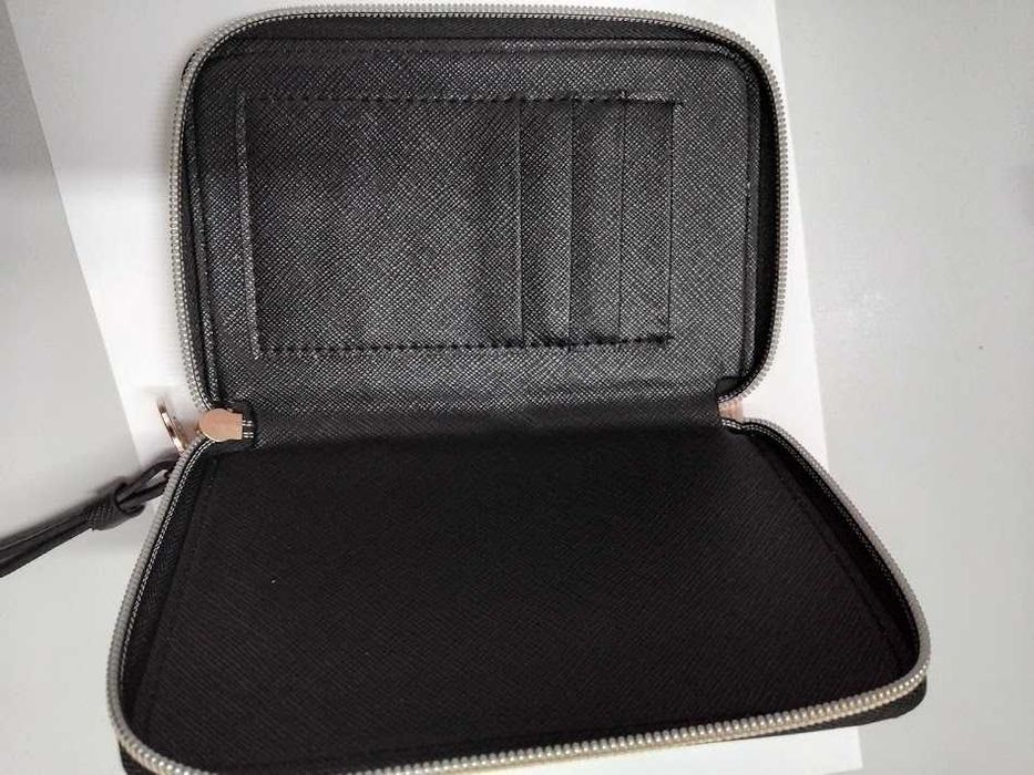 Elegante bolsa para telemóvel cor nude excelente qualidade