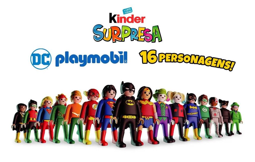 Playmobil Figurki DC Superbohaterowie Bohaterowie Kinder Joy Batman