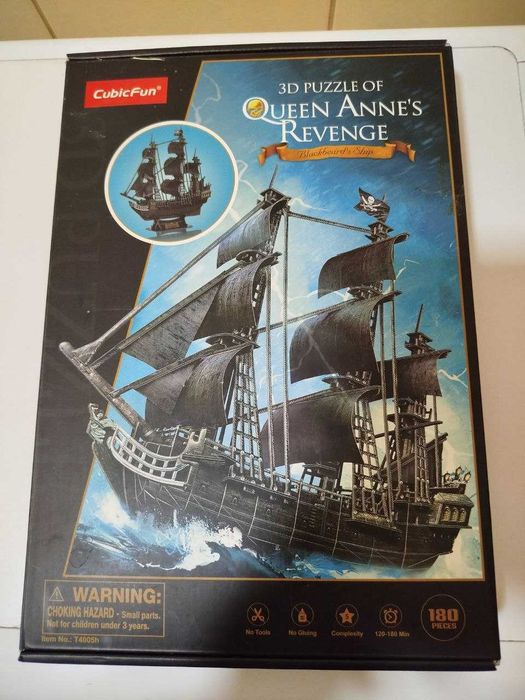 Cubic Fun /3d Puzzle of Queen Anne's  Revenge