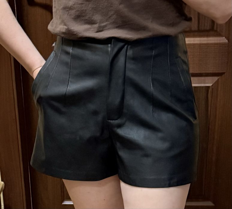 Шорти шкіряні осінь-зима