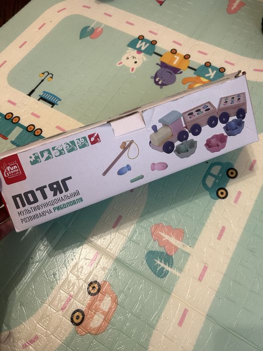 Деревяний сортер-рибалка